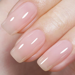 AILLSA front bottle milky pink showing translucent gel polish for easy layering