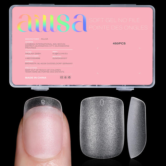 AILLSA front packaging showing clear 450pcs set and benefits