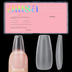 AILLSA front packaging showing 450-piece medium coffin nail kit and convenience