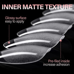 AILLSA inner frosted texture close-up improving glue grip and fit
