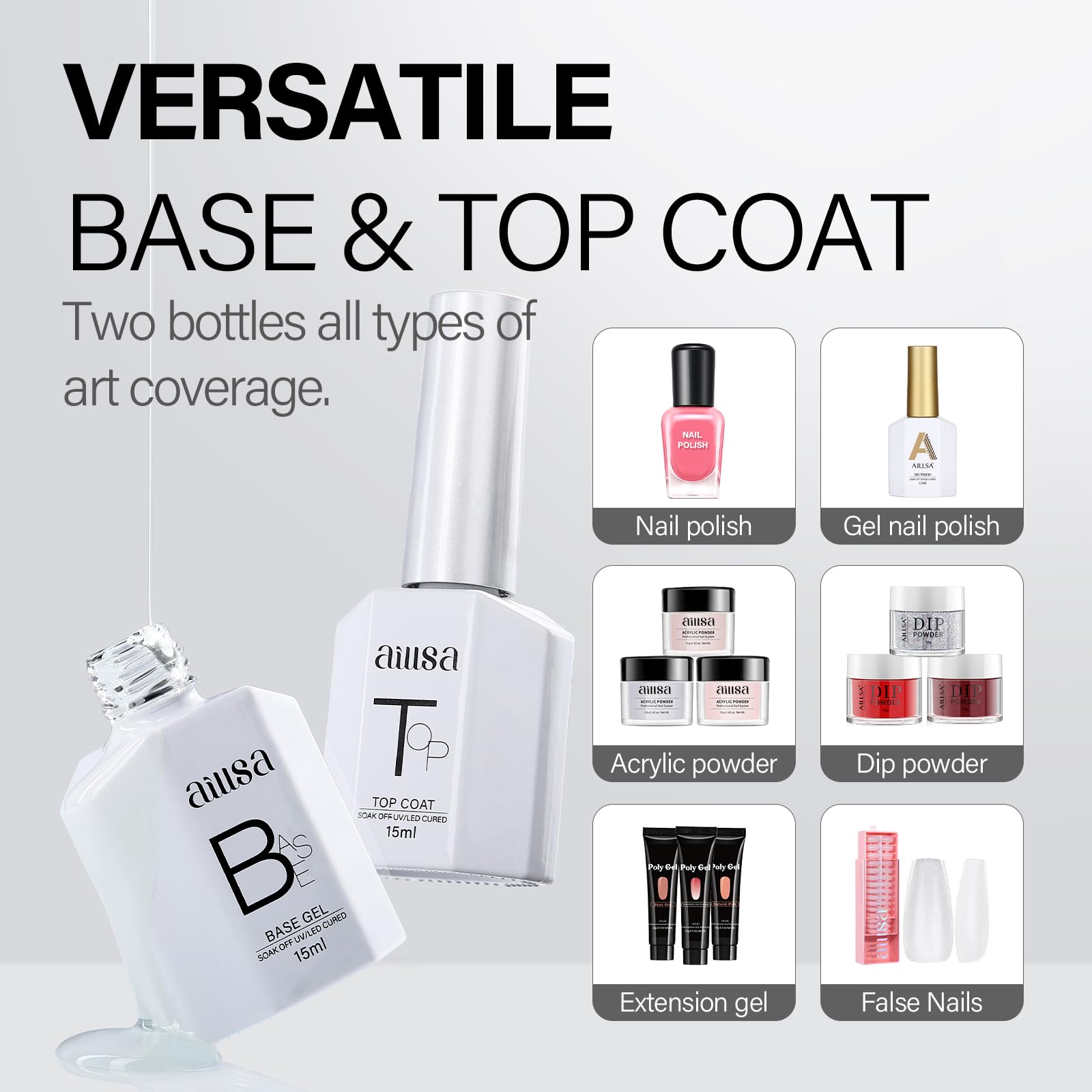 AILLSA home manicure setup showcasing user-friendly kit for DIY nail care