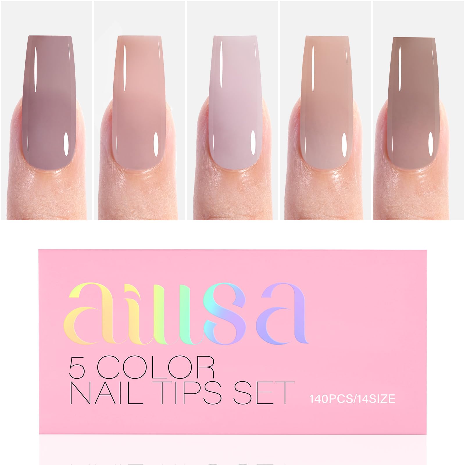 AILLSA lifestyle on coffee table showing relaxed at-home manicure and time savings