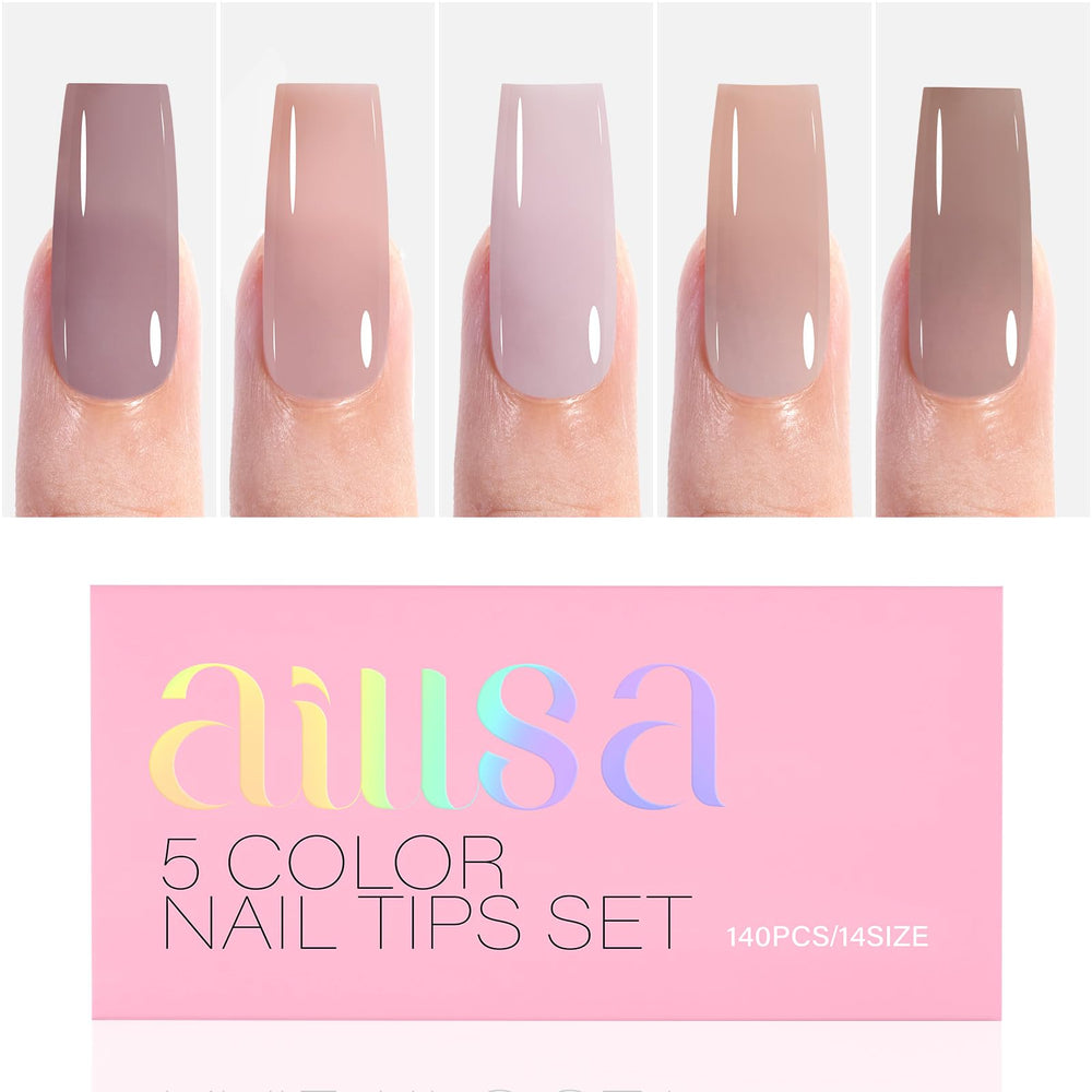 AILLSA lifestyle on coffee table showing relaxed at-home manicure and time savings