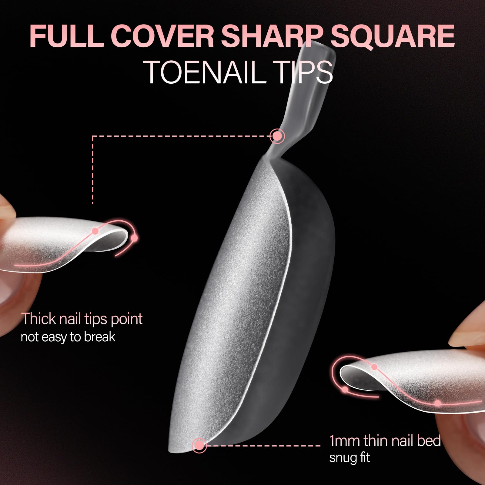 AILLSA detailed matte pre-etched surface for stronger glue hold