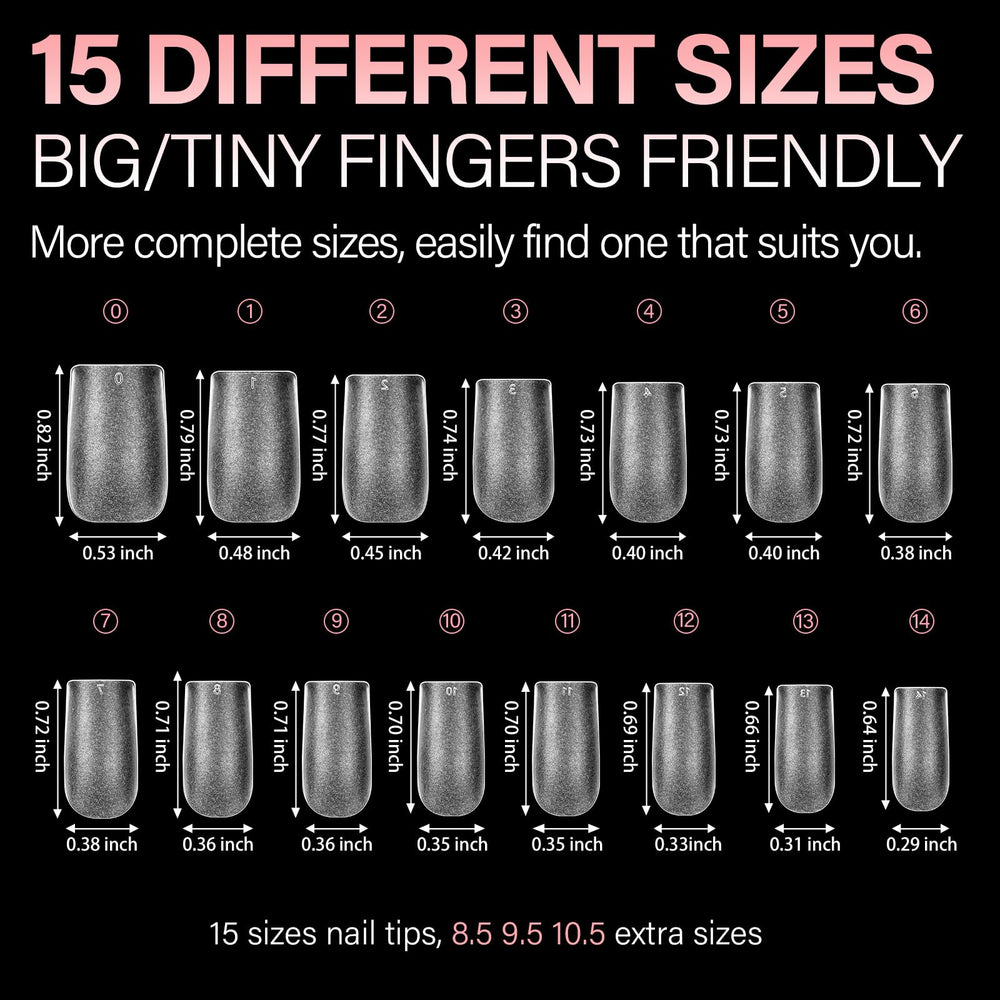 AILLSA customized nail art on tips showing compatibility with polish