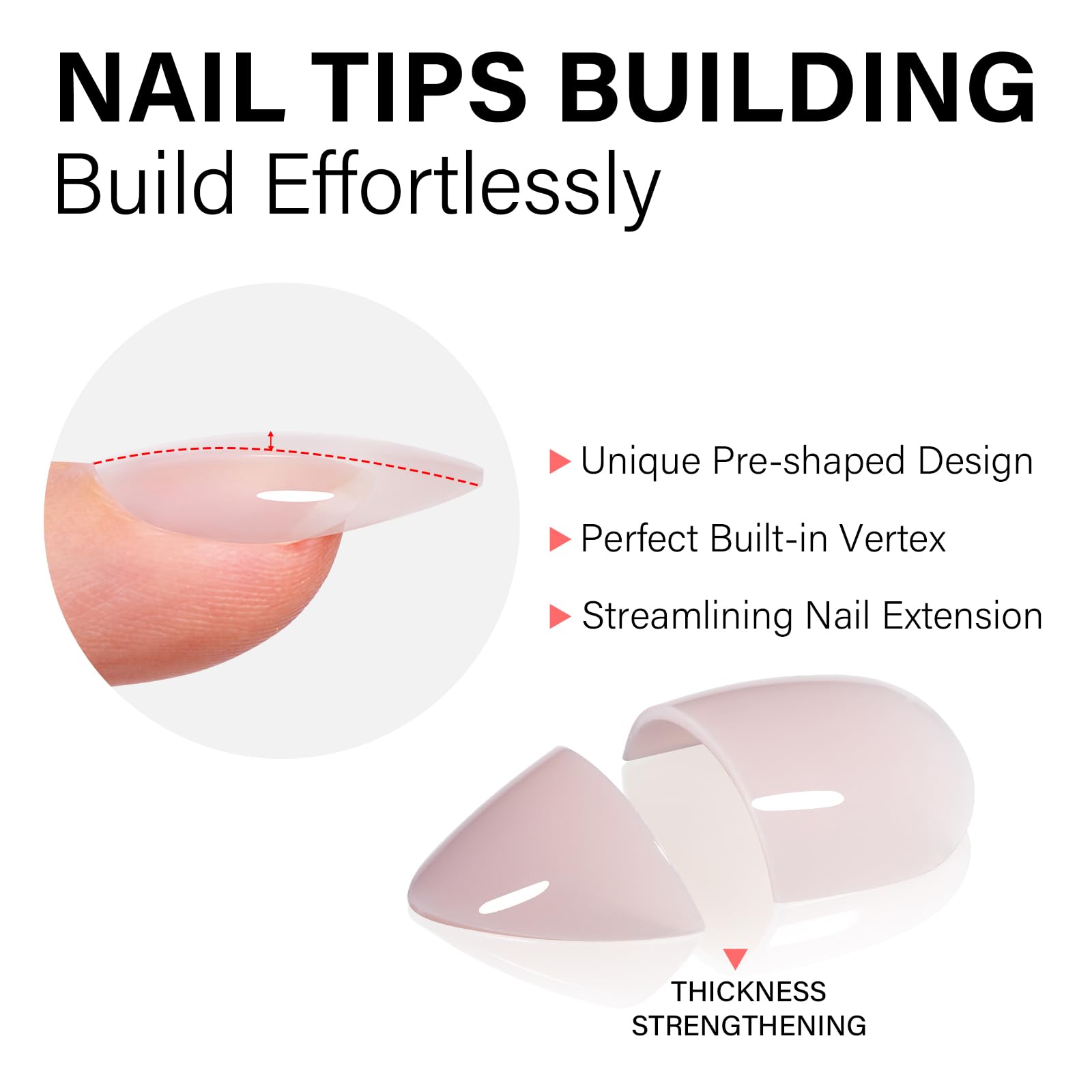 AILLSA nail tips laid out in box highlighting organized colors and quick selection