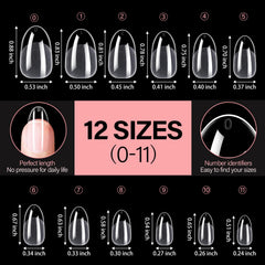 AILLSA worn short oval nails styled in daily lifestyle setting