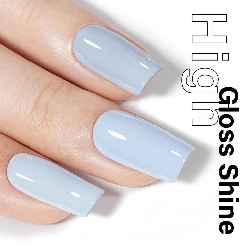 AILLSA brush stroke of pastel blue showing smooth application and true color payoff