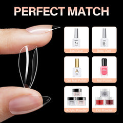 AILLSA finished stiletto nails styled in life setting showcasing wearable elegance
