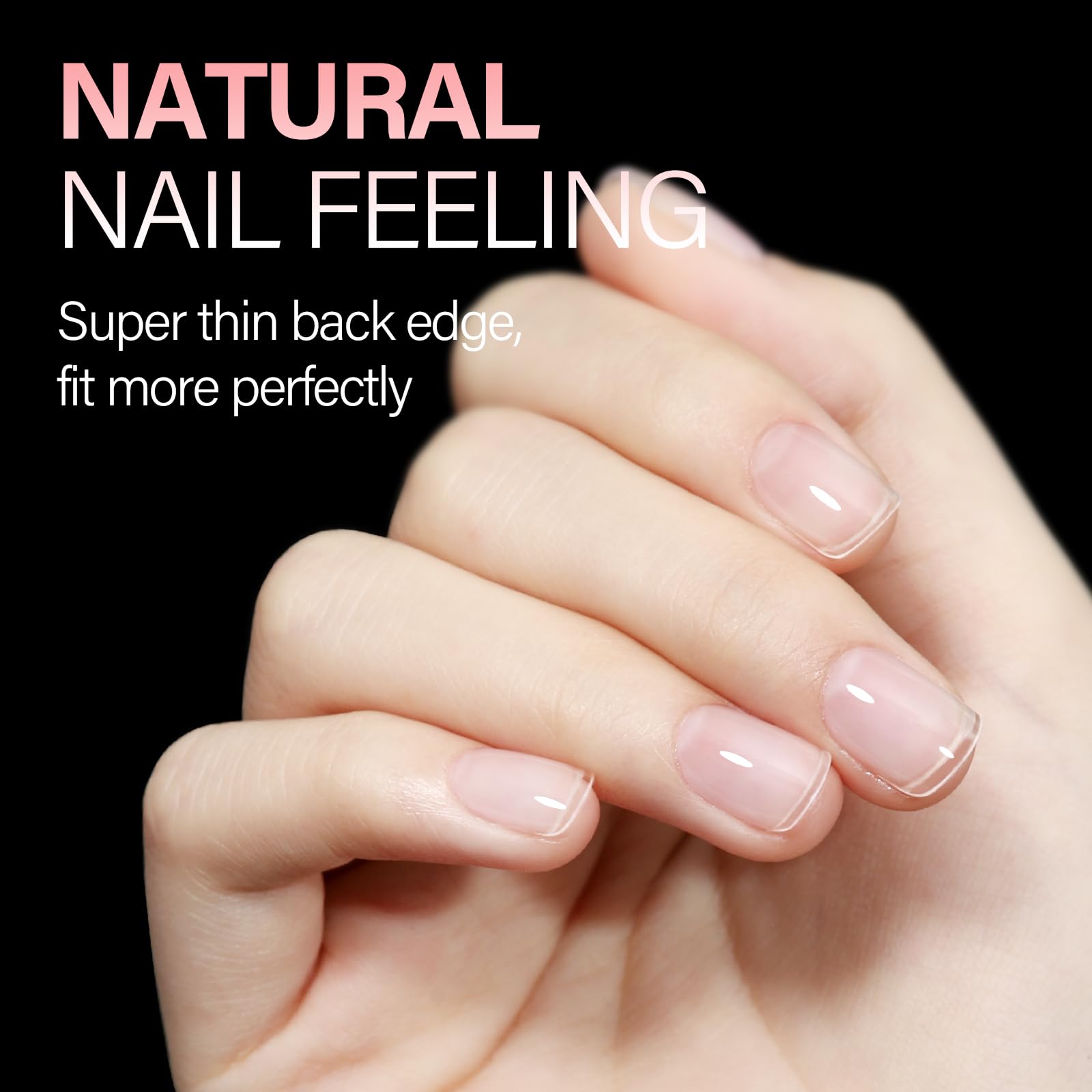 AILLSA pre-shaped tips arranged by 12 sizes to find the perfect fit quickly