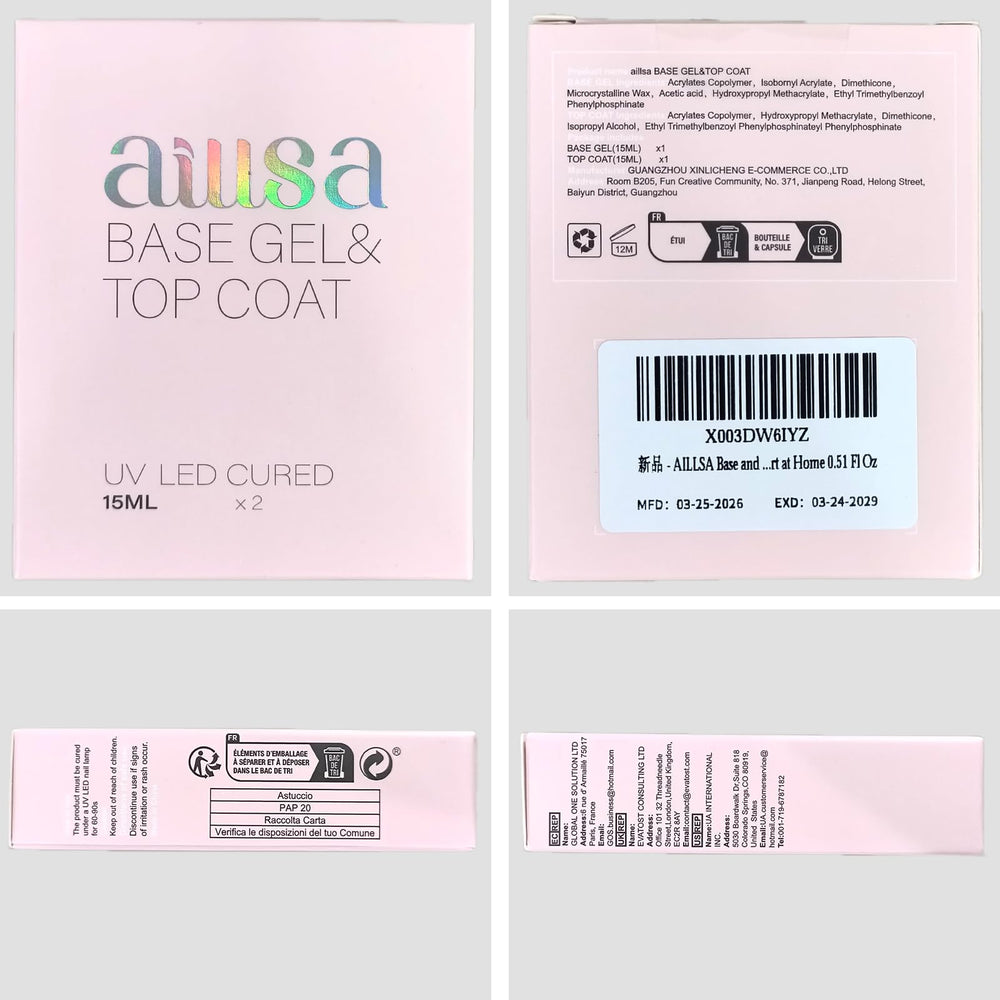 AILLSA size comparison next to coin showing 15ml travel-friendly bottle benefit