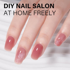 AILLSA nail wheel swatches showing layered translucency from sheer to opaque