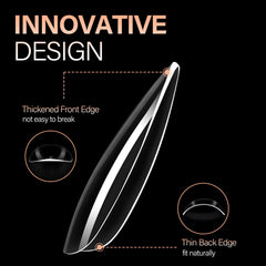 AILLSA detailed shot of thick front edge increasing chip resistance