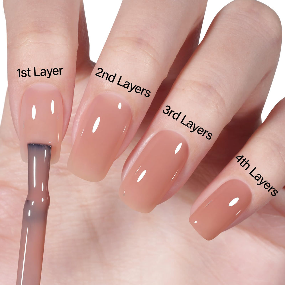 AILLSA used in French manicure example with glitter accent showing versatile design benefit