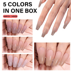 AILLSA close-up texture of gel tips showing smooth finish and comfortable flexibility