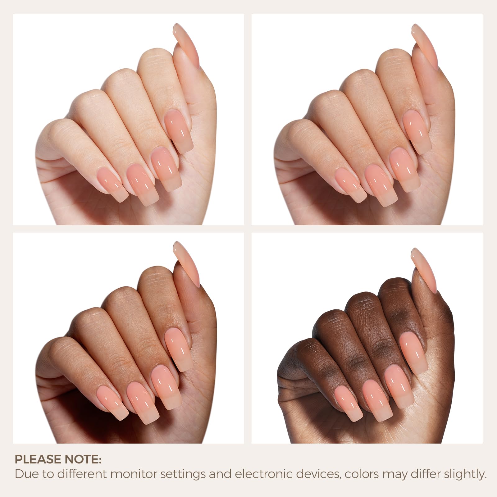 AILLSA before-and-after French manicure using GB56 as a subtle base