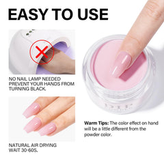 AILLSA finished French manicure showcasing glossy natural look and long-lasting benefit