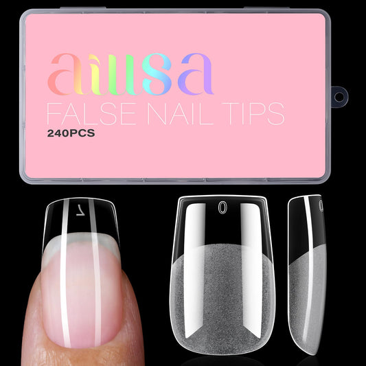 AILLSA front packaging showing 240 medium square tips and kit benefits