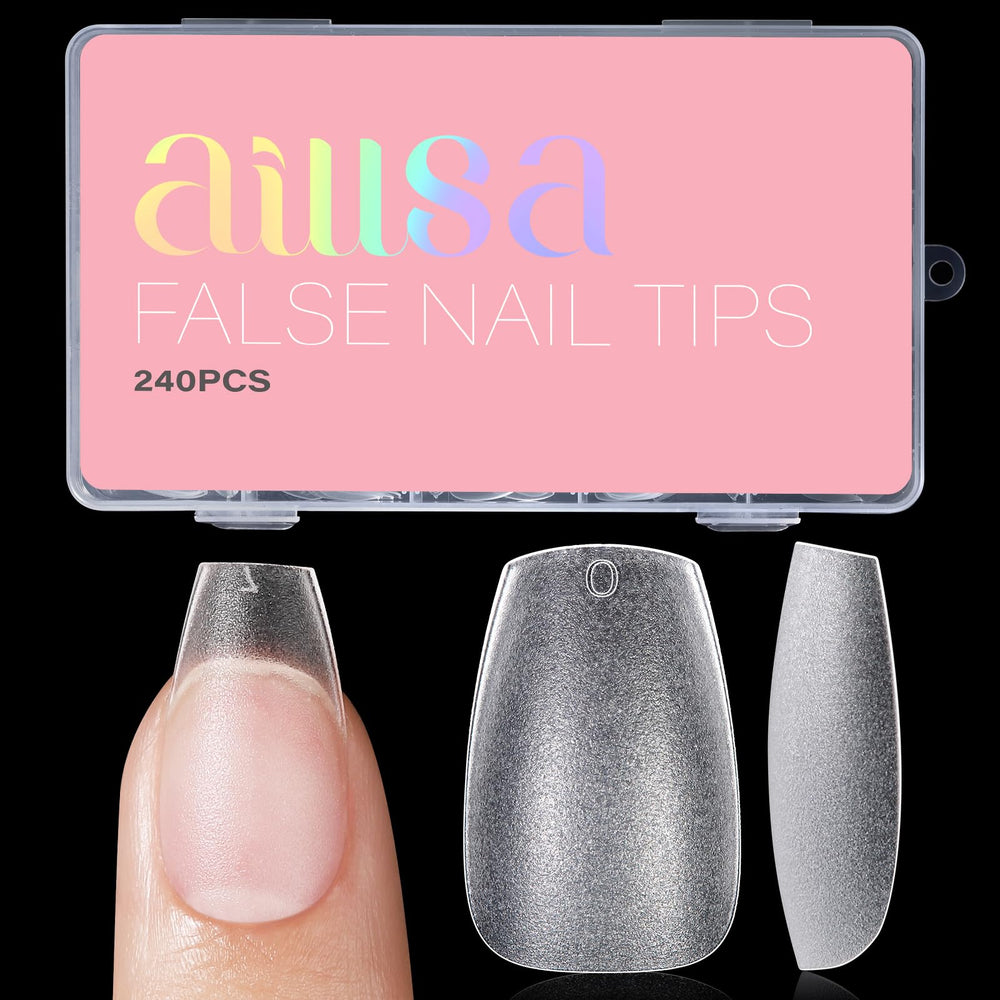 AILLSA front packaging showing full set and matte finish benefit