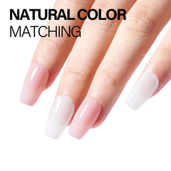 AILLSA jar next to ruler showing 30g size for many manicures benefit