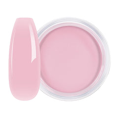 AILLSA jar front view showing sheer pink jelly powder, professional presentation benefit