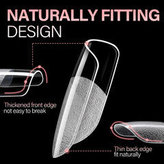 AILLSA side profile showing snug curvature for comfortable, bubble-free fit