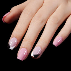 AILLSA stacked tips beside a ruler showing short coffin scale and fit
