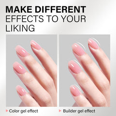 AILLSA texture close-up showing smooth gel for easy leveling