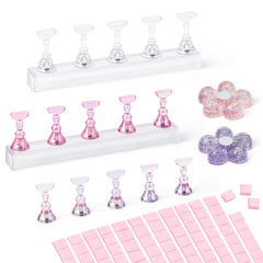 AIMEILI solid acrylic base front view showing stable support benefit
