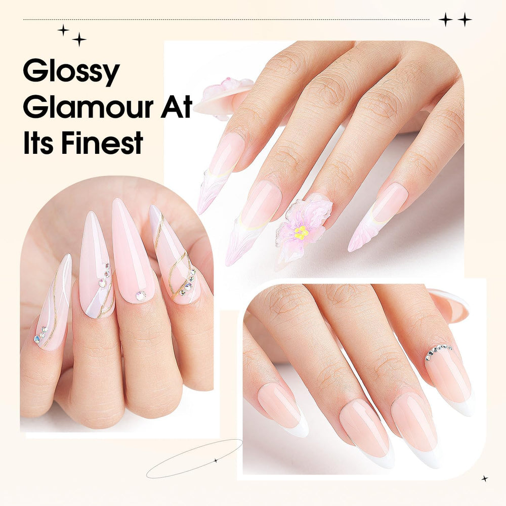 AIMEILI at-home manicure scene showing professional-like results and time-saving benefit