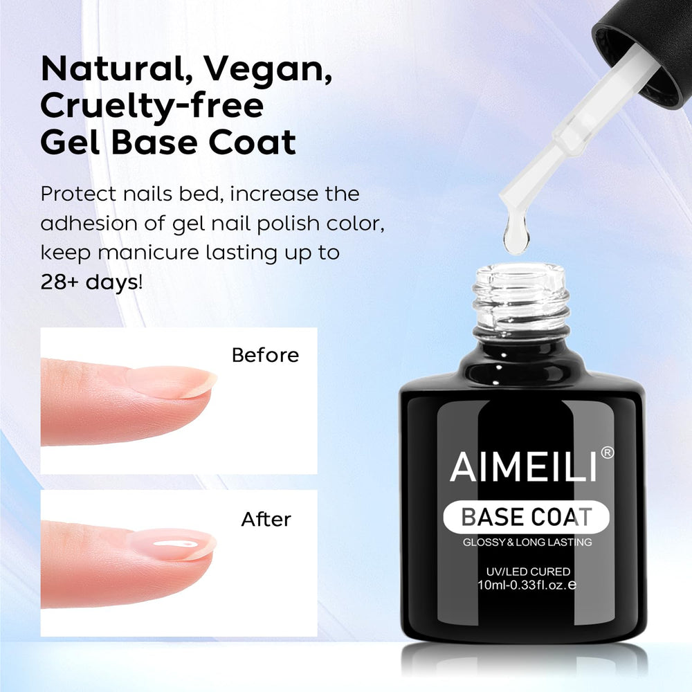 AIMEILI chrome finish on nails showing high mirror shine and durable look