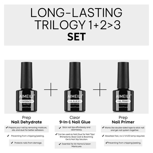 AIMEILI dehydrator close-up brush removing oils for stronger adhesion
