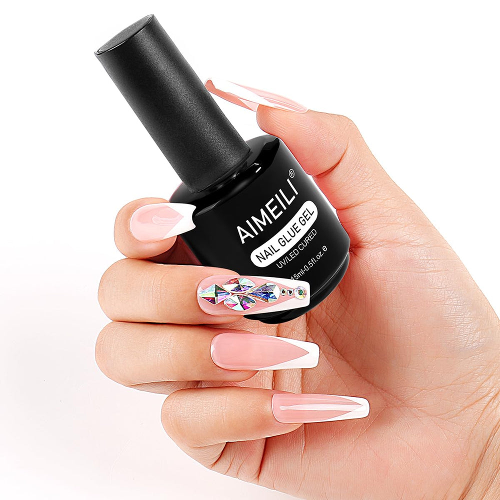 AIMEILI DIY home manicure setting showing easy professional results