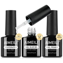 AIMEILI front packaging trio showing compact bottles and benefits