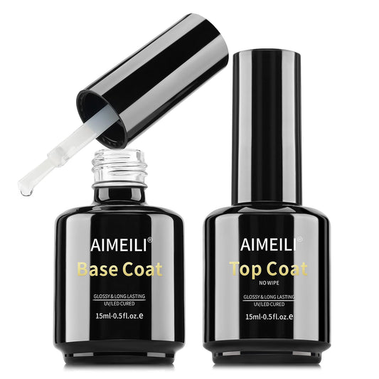 AIMEILI front packaging set showing both 15ml bottles and high gloss benefit