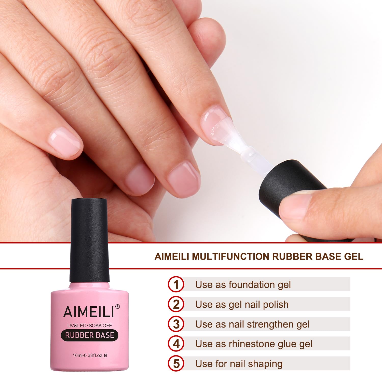 AIMEILI kit in use during a home manicure for professional results