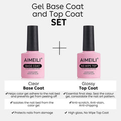 AIMEILI gel texture on palette demonstrating even consistency for easy layering