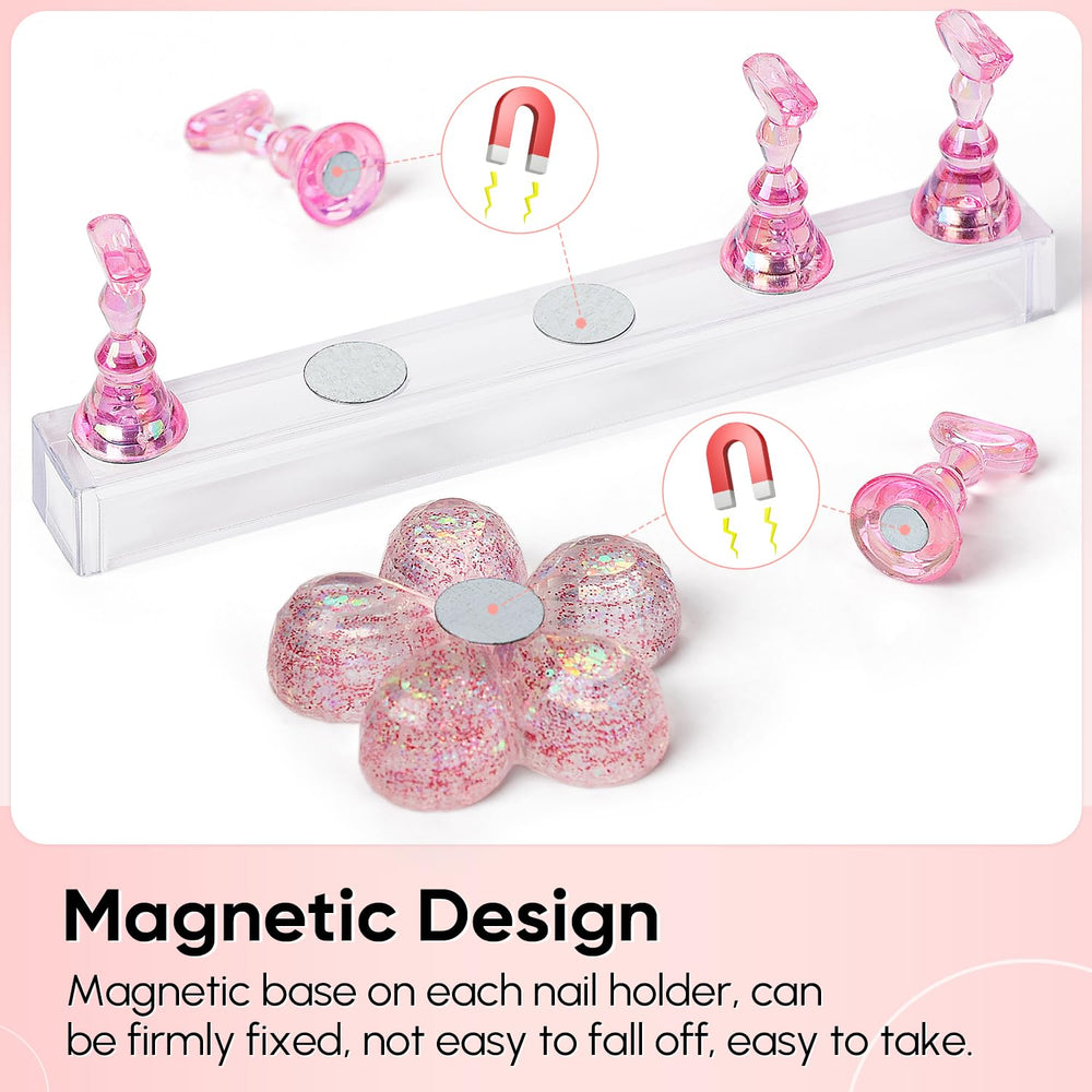 AIMEILI magnetic post close-up highlighting secure hold benefit