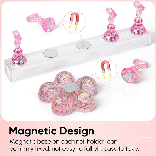 AIMEILI magnetic post close-up highlighting secure hold benefit