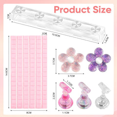 AIMEILI reusable putty squares showing long-lasting mounting benefit