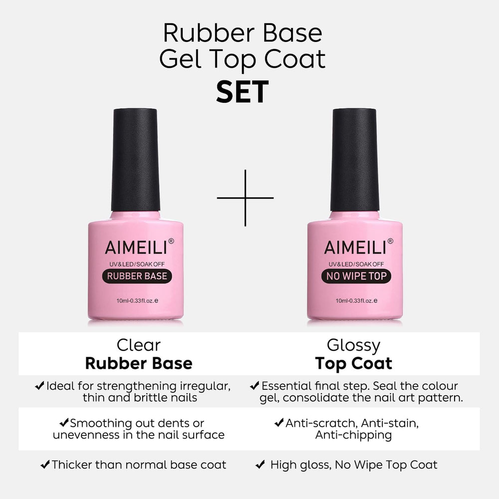 AIMEILI rubber base brush detail demonstrating smooth application