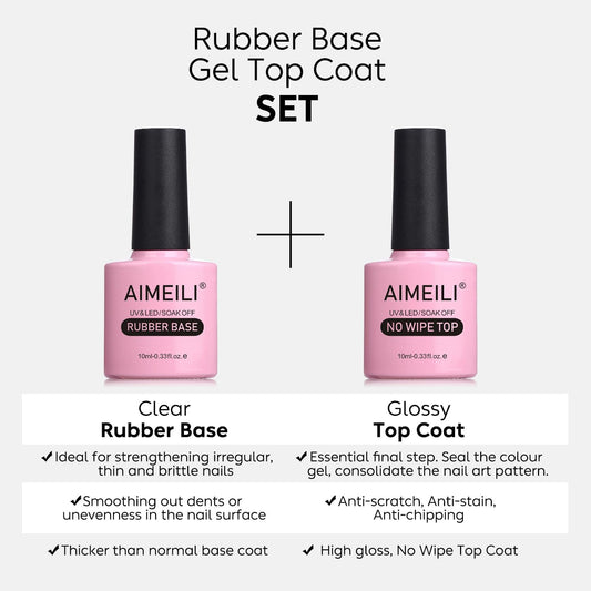 AIMEILI rubber base brush detail demonstrating smooth application