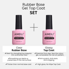 AIMEILI rubber base brush detail demonstrating smooth application