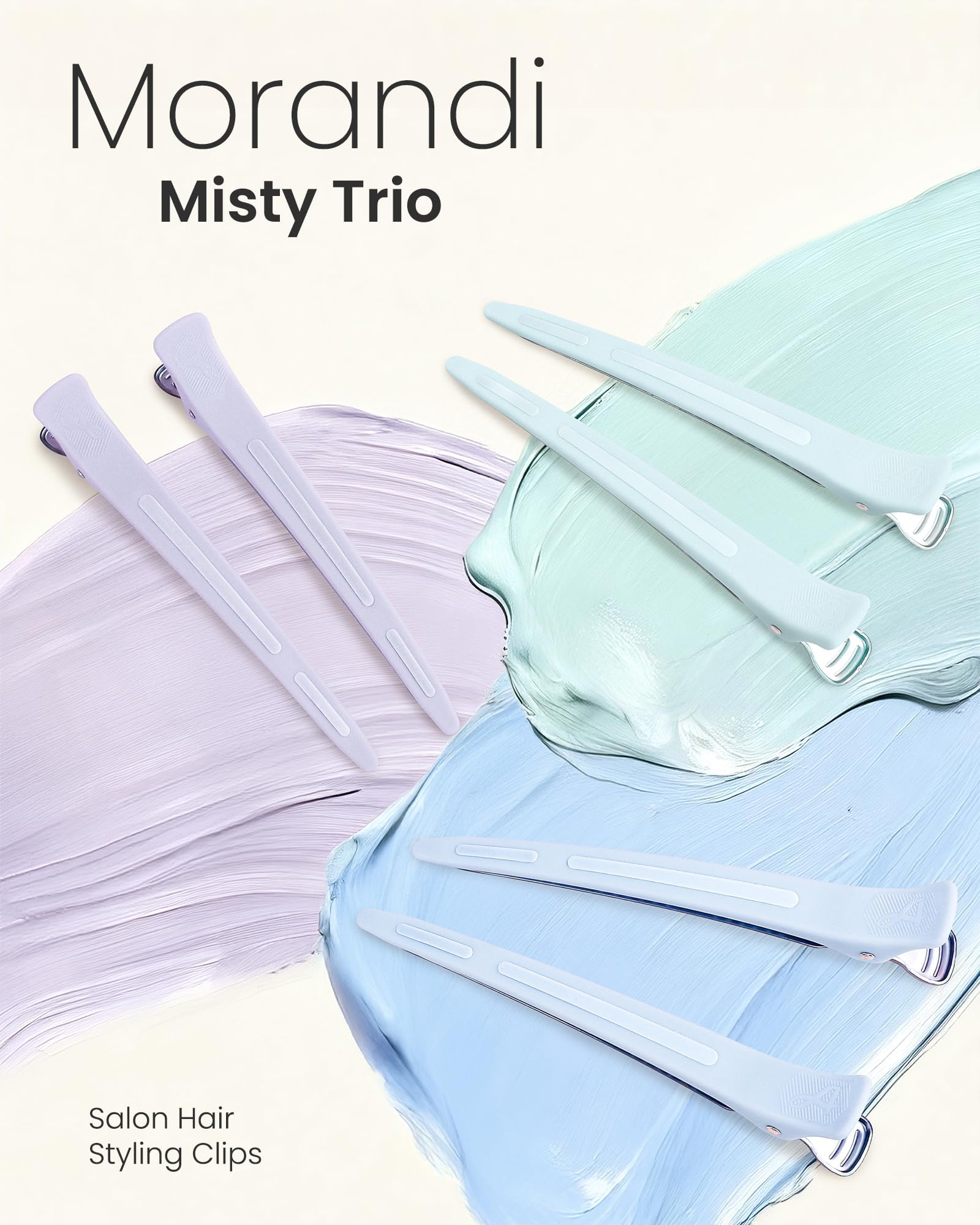 AIMIKE clips holding thick hair securely during styling without slipping