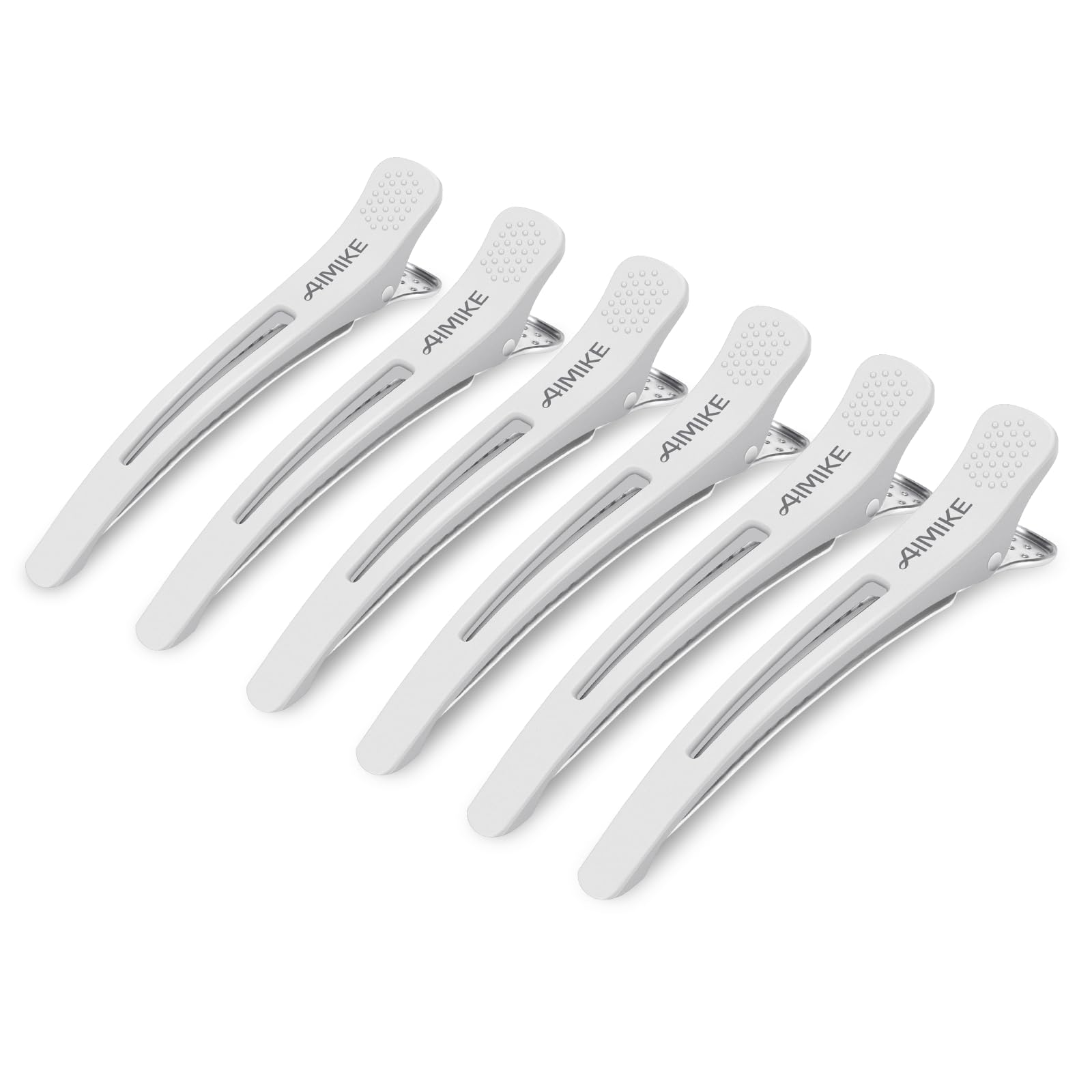 AIMIKE front view of 6pcs clip pack showing clean packaging and contents benefit organization