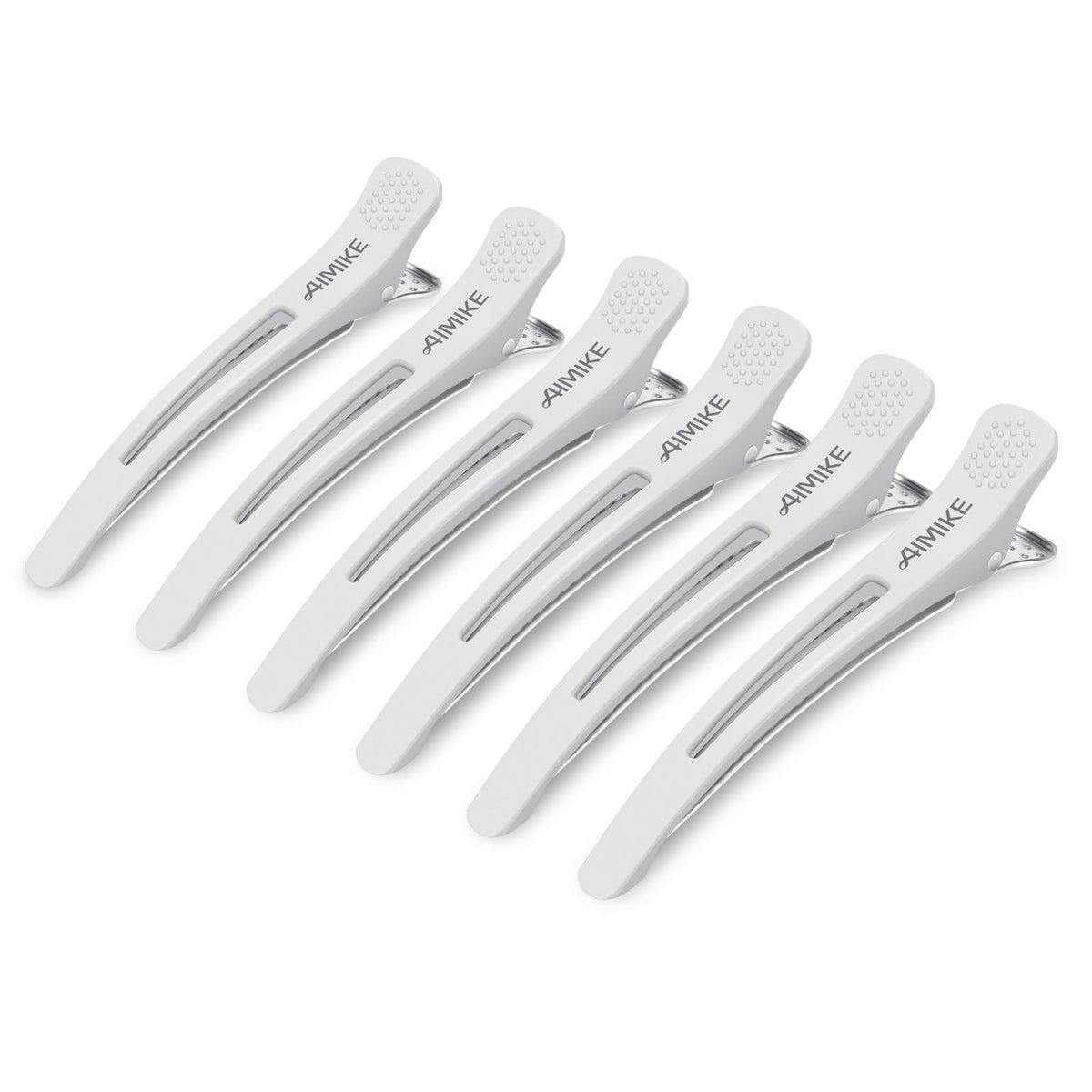 AIMIKE front view of 6pcs clip pack showing clean packaging and contents benefit organization