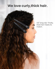 AIMIKE side profile highlighting 4.8-inch length for holding more hair
