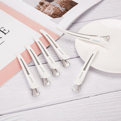 AIMIKE salon setting with clips in use showing professional-ready convenience benefit