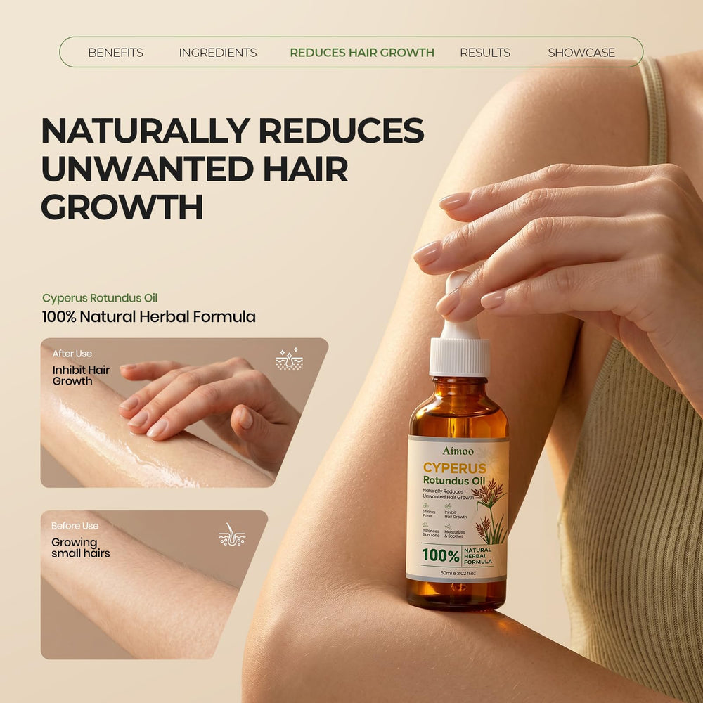 Applying Aimoo oil to skin with gentle massage for smoothness and hydration