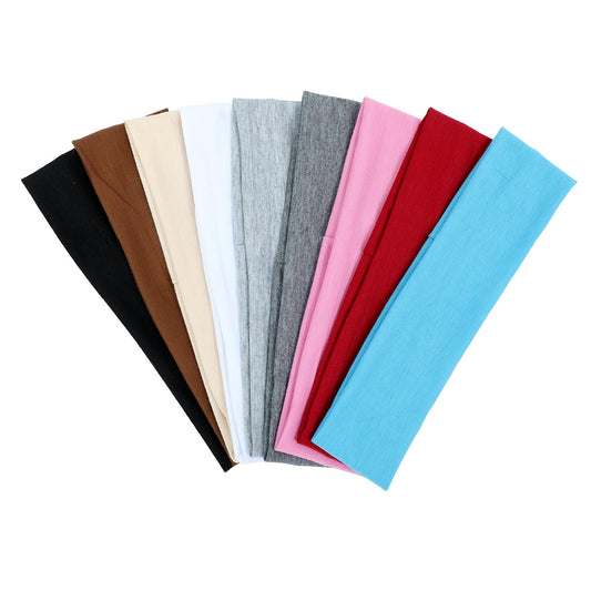 Ainitops front packaging showing nine colorful headbands and convenience